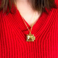 Load image into Gallery viewer, Ravioli Locket Necklace