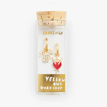 Load image into Gallery viewer, Fuck Off & Heart/Daggers Hoop Earrings