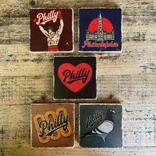 Load image into Gallery viewer, Marble Philly Coasters - Icons Collection
