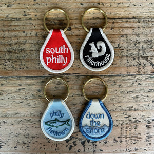 Embroidered Keychains - Philly Neighborhoods