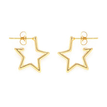 Load image into Gallery viewer, Super Star Hoop Earrings