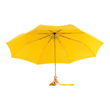 Load image into Gallery viewer, Yellow Compact Eco-Friendly Wind Resistant Umbrella