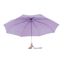 Load image into Gallery viewer, Lilac Compact Eco-Friendly Wind Resistant Umbrella