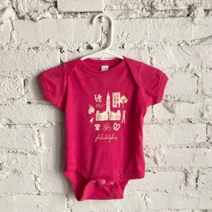 Philly Icon Pink Onesie & Toddler Tee