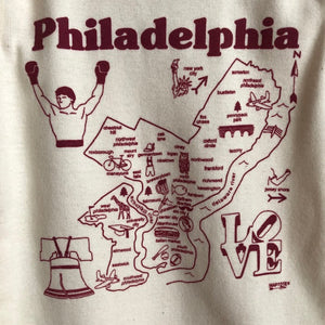 Philadelphia Map Onesie