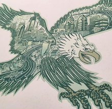Load image into Gallery viewer, Paul Carpenter Eagle Skyline Print