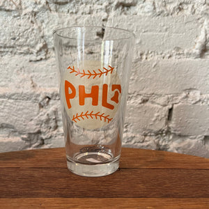 PHL Baseball Pint Glass - FINAL SALE