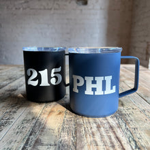 Load image into Gallery viewer, Philly Insulated Stainless Steel Cup with Handle -- FINAL SALE
