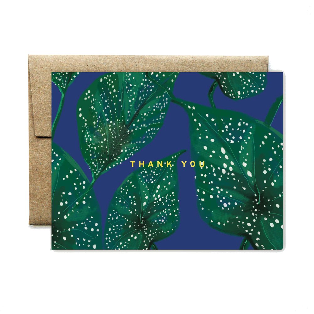 Leaves Thank You Card