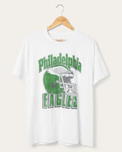 Load image into Gallery viewer, Philadelphia Eagles Throwback Helmet Flea Market Tee
