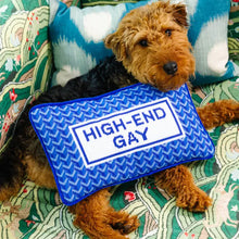 Load image into Gallery viewer, High-End Gays Needlepoint Pillow
