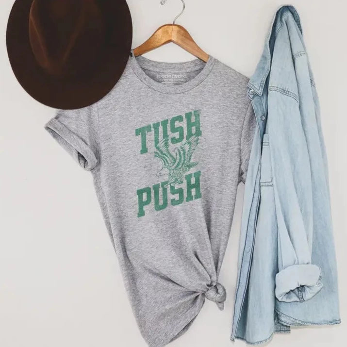 Tush Push - Heather Grey T-Shirt