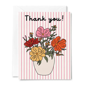 Thank You Stripe Flower Bouquet