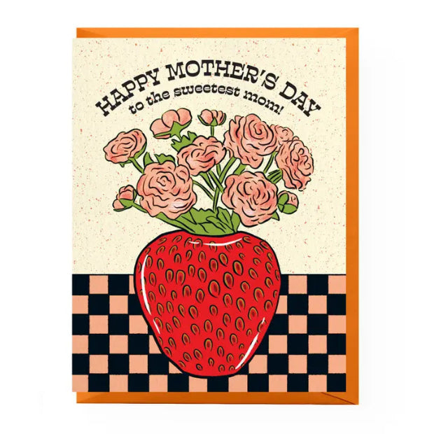 Strawberry Bouquet Mother's Day Greeting Card