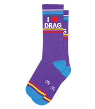 Load image into Gallery viewer, I &lt;3 Drag Crew Socks
