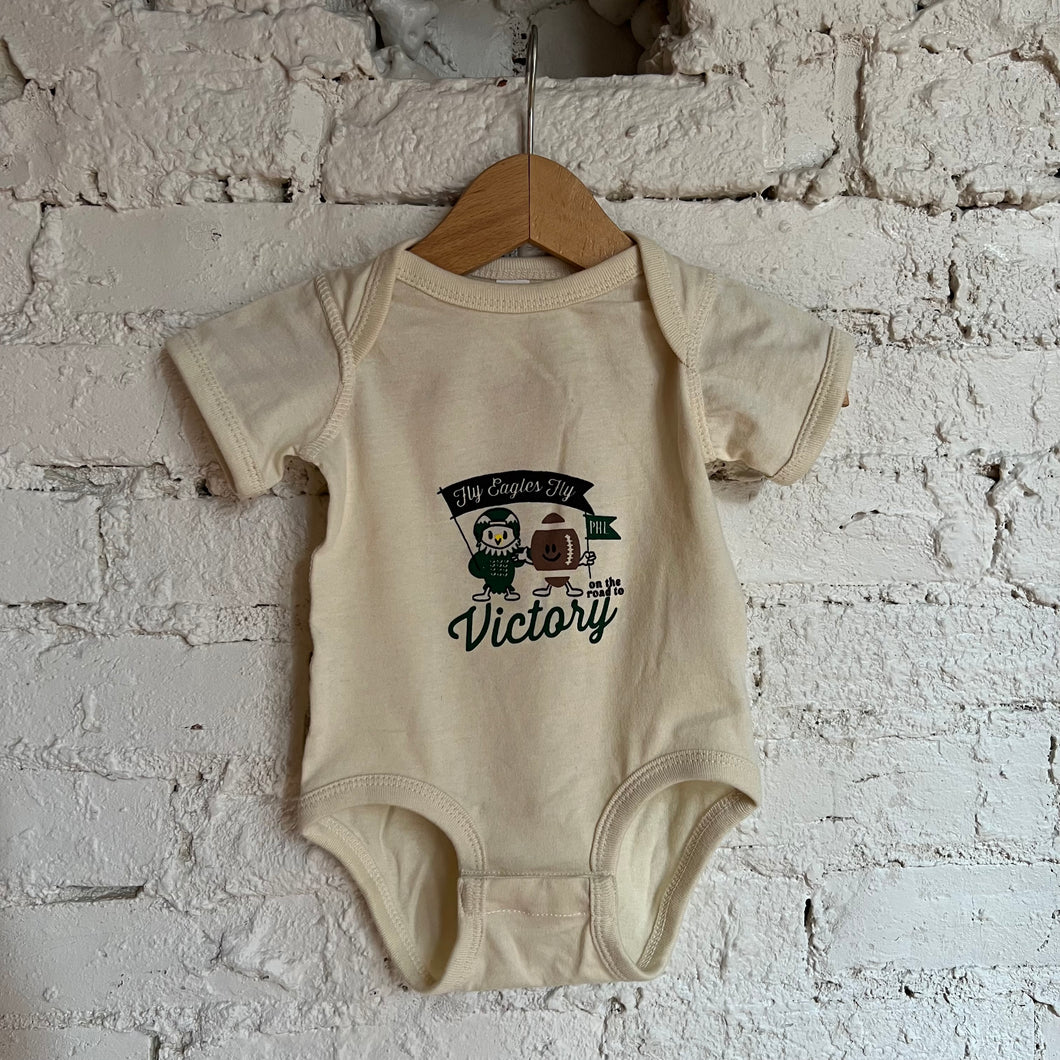 Eagles Road To Victory Onesie & Toddler Tee