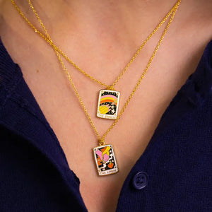 Tarot Lovers Pendant Necklace