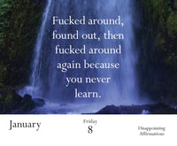 Load image into Gallery viewer, Disappointing Affirmations 2027 Daily Calendar
