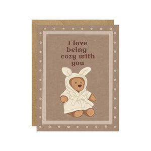 Cozy with You Bear Jelly Card