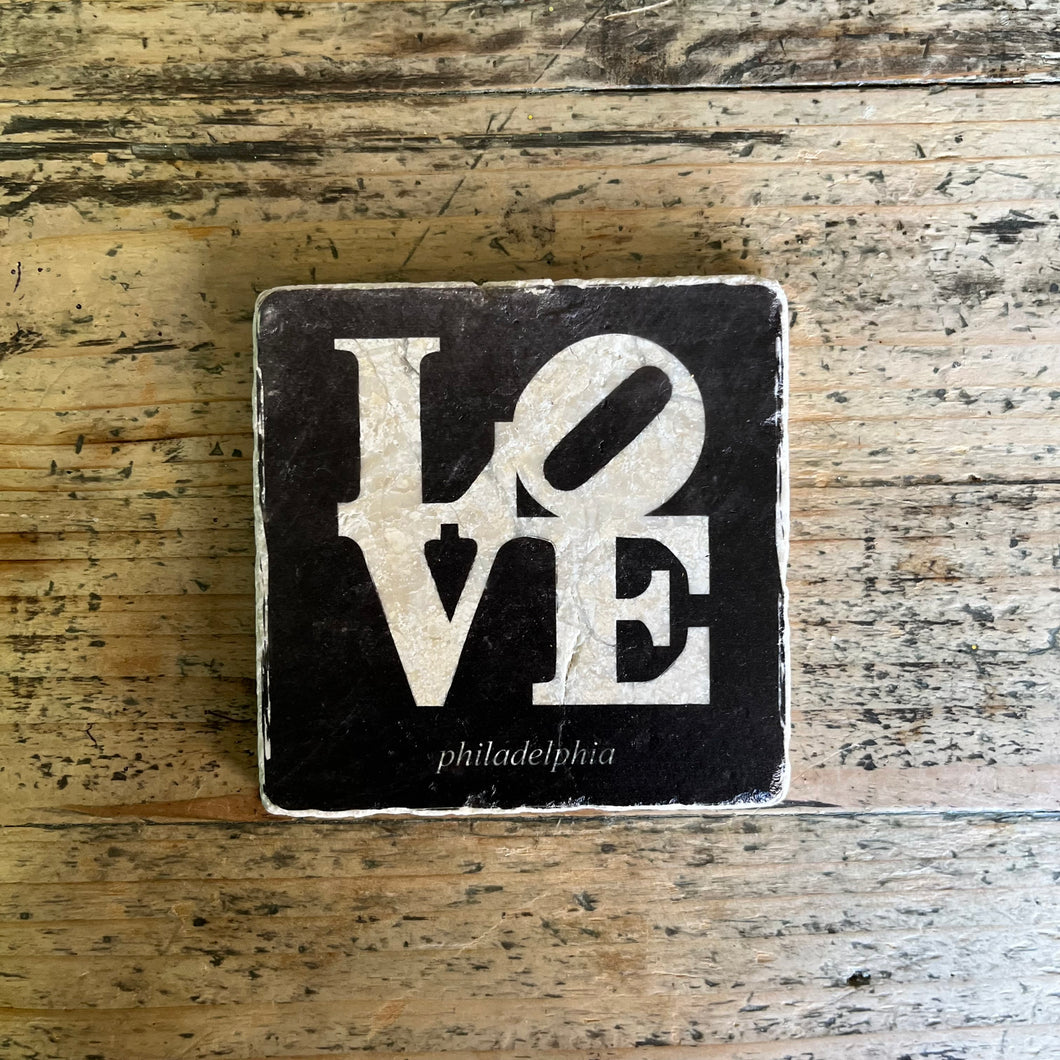 Marble Philly Coasters - Love Collection
