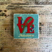 Load image into Gallery viewer, Marble Philly Coasters - Love Collection
