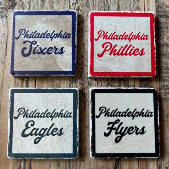 Marble Philly Coasters