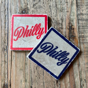 Marble Philly Coasters