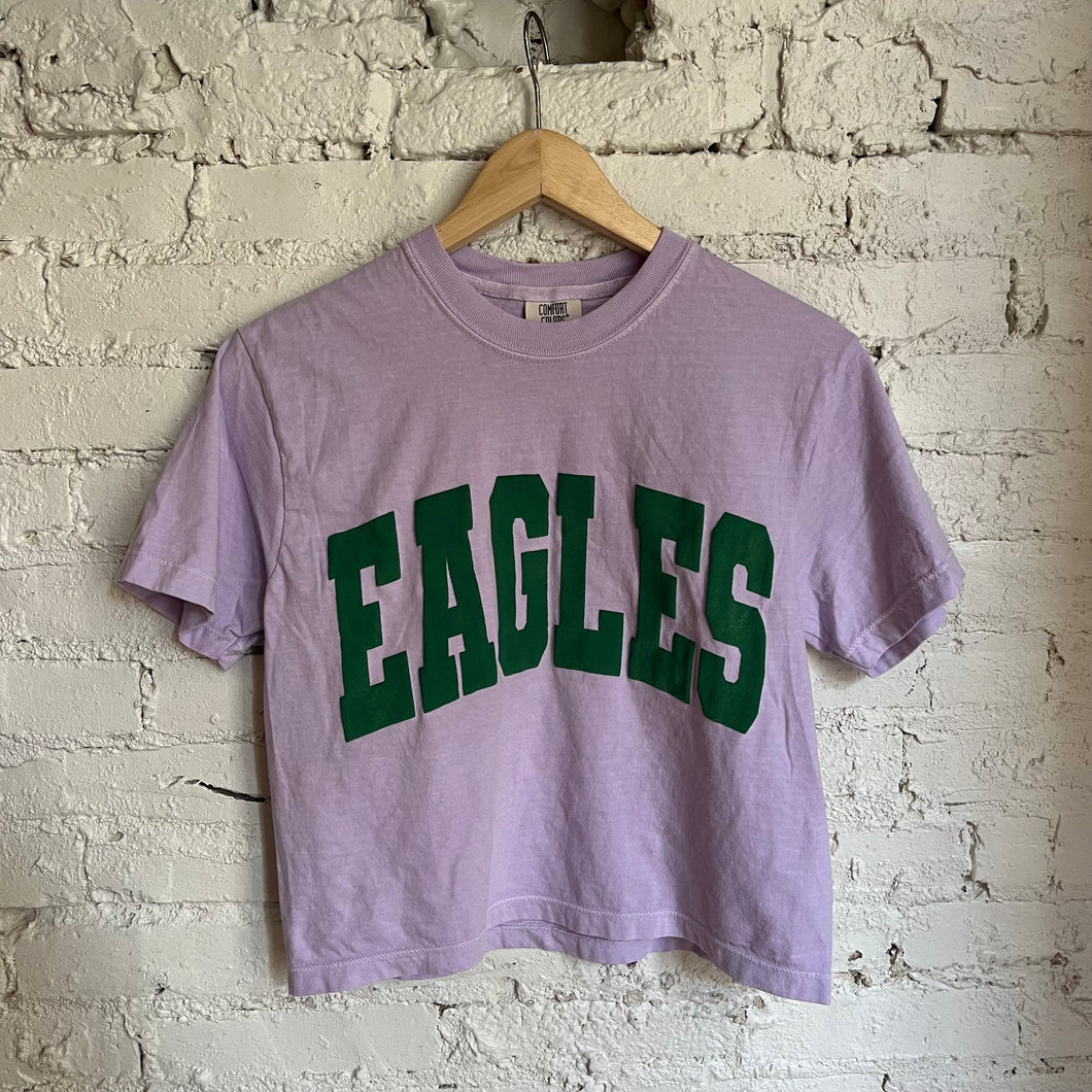 Short Sleeve Eagles Crop