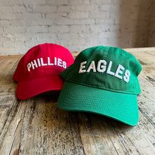Load image into Gallery viewer, Eagles &amp; Phillies Embroidered  Adjustable Hat
