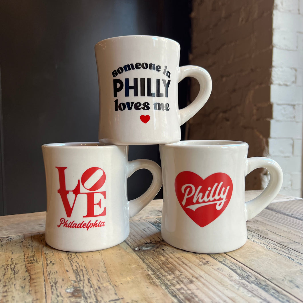 Philly Diner Mugs - Love Series