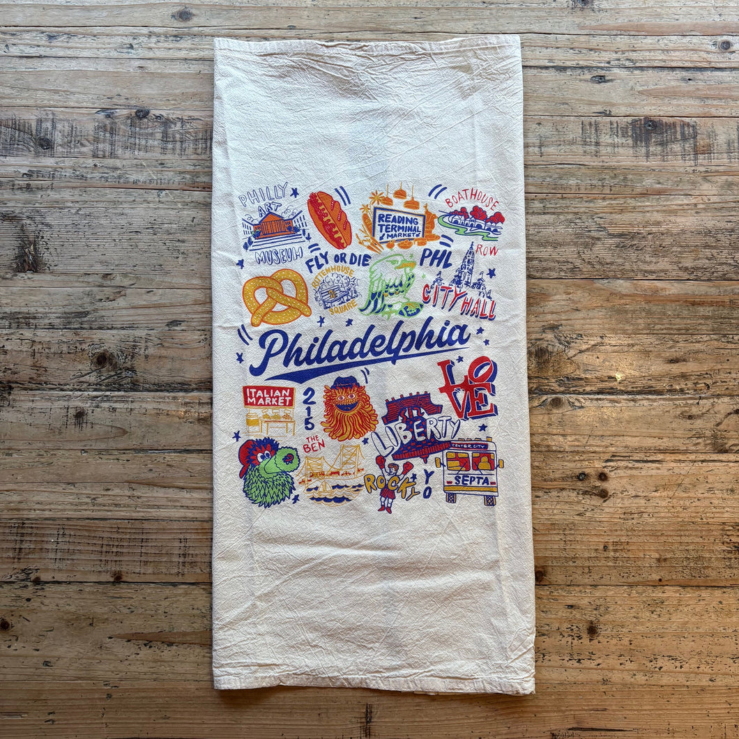 Philadelphia Icons Dish Towel
