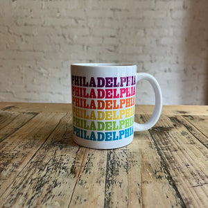 Rainbow Philadelphia Mug