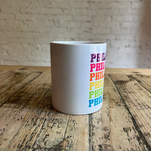 Rainbow Philadelphia Mug