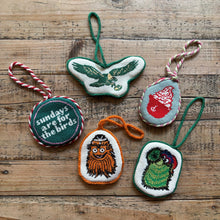 Load image into Gallery viewer, Embroidered Philly Sports Ornaments
