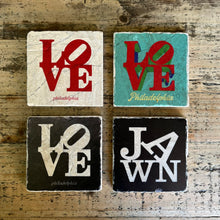 Load image into Gallery viewer, Marble Philly Coasters - Love Collection
