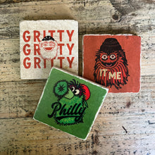 Load image into Gallery viewer, Marble Philly Coasters - Mascots Collection
