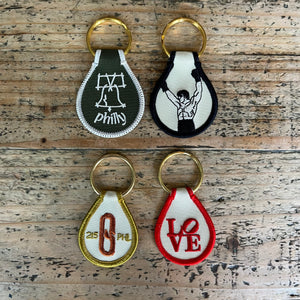 Embroidered Keychains - Philly Icons