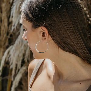 1.5 inch Hoops Earrings