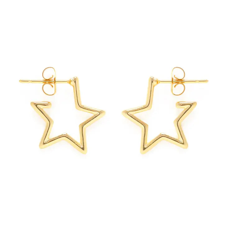 Super Star Hoop Earrings