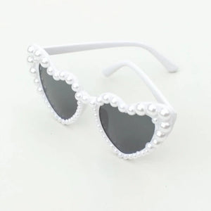 Pearl Heart Bride Sunglasses