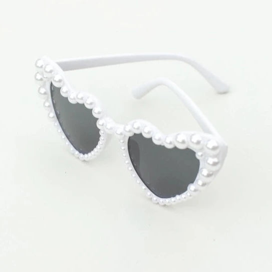 Pearl Heart Bride Sunglasses – Open House Philly display picture 3