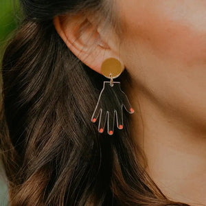 Dangle Hand Earrings