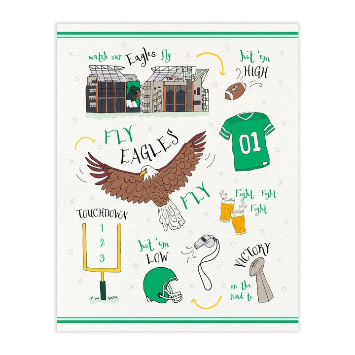 Fly Eagles Fly Print