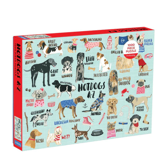Hot Dogs A-Z 1000-piece Puzzle