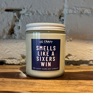 Smells Like A Sixers Win Candle