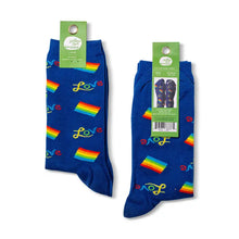 Load image into Gallery viewer, Rainbow Love Socks
