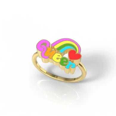 Queer Adjustable Ring