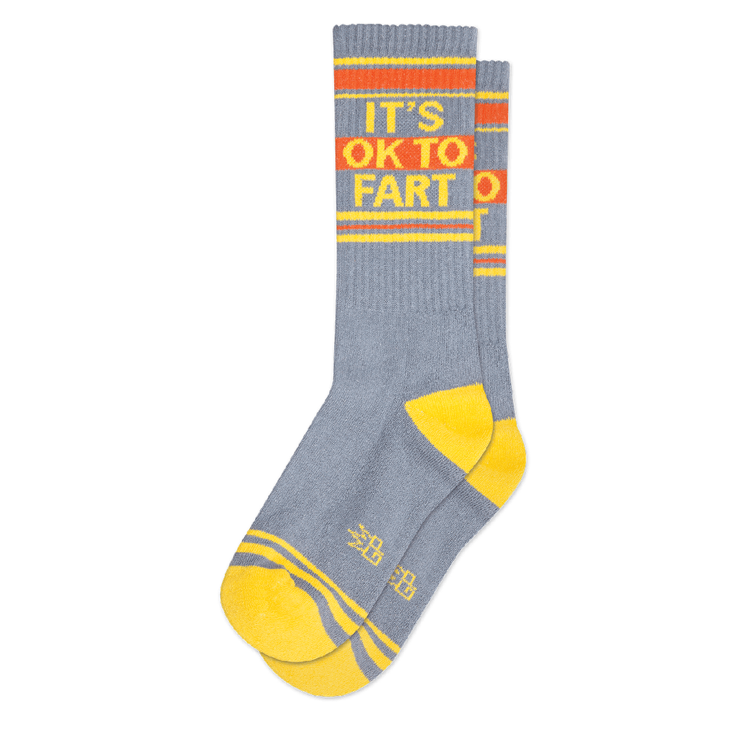 It's OK To Fart Crew Socks
