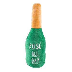 Woof Clicquot Rose' Champagne Dog Toy - Small