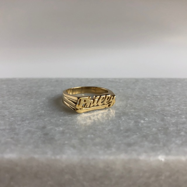 Philly Nameplate Ring